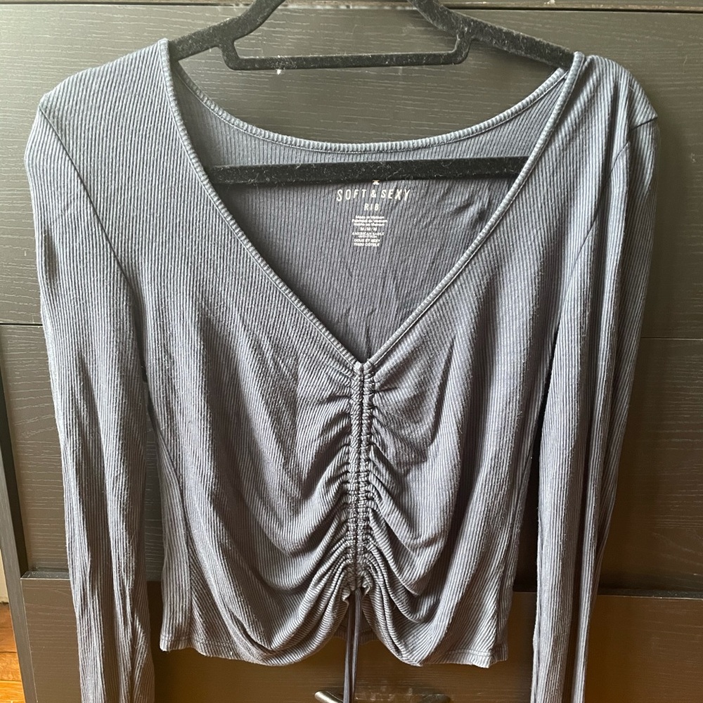 American Eagle Tie Up Top